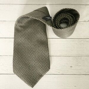 GUESS Vintage Checkered Imported Silk Neck Tie